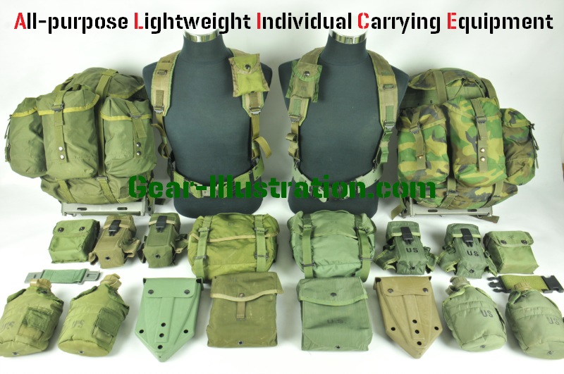 Alice Rucksack LC-2 Combat Field Pack Bags - OD Green - Various Sizes –  Military Steals and Surplus